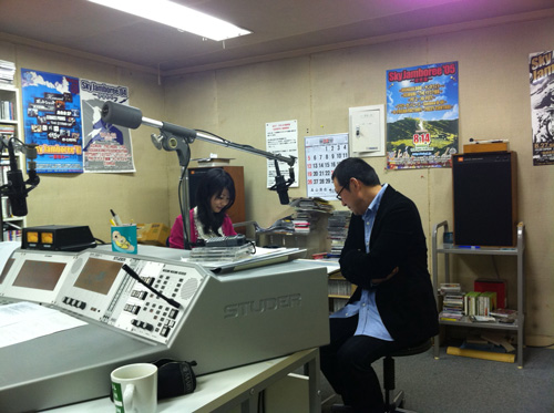 gageFMradio2 FM長崎のスタジオ